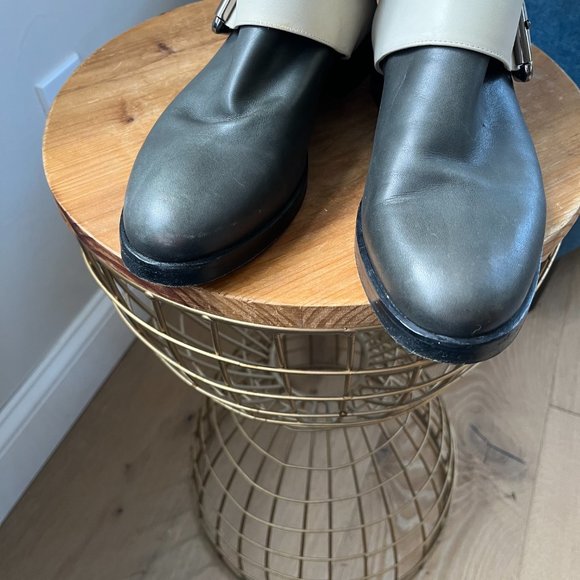 Pierre Hardy Double-Buckle Leather Ankle Boot Size 37 / Size 6.5 - Picture 5 of 9